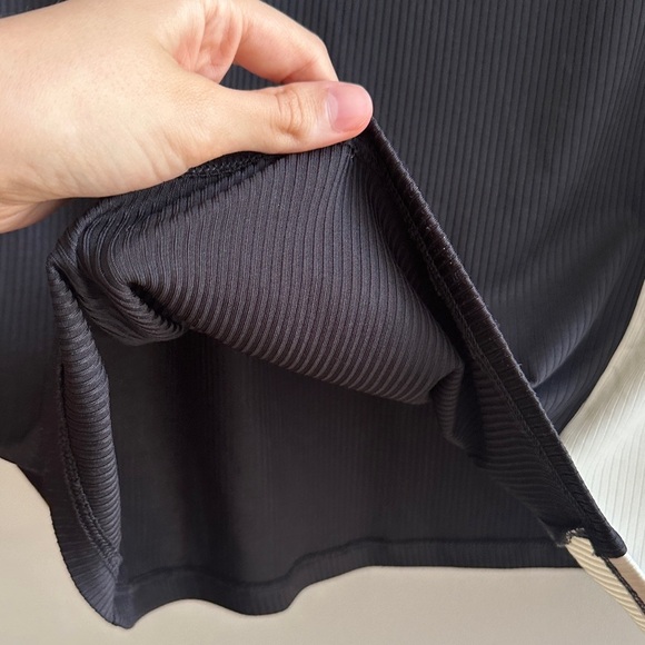 Sfera Collection Black and White Ribbed Twist Front Maxi Dress, European XL - Picture 15 of 15